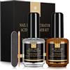 SAVILAND Nail Prep e Primer Unghie Gel Ad Asciugatura Non-Acid Base Bonder Primer Deidratatore per Preparatori Gels Unghie Ricostruzione e Semipermanente Design a Casa 2x15ML