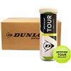 DUNLOP Cartone da 24 tubi di 3 palline dunlop tour brillance