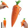 Dongcill Registratore Audio per Carote,Penna a Sfera Carota,Penna Carota,Pen-na a Sfera Dalla Scrittura Carote,Regali Divertenti e Creativi,Articolo di Cancelleria,Regalo di Pasqua