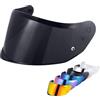MXJ Gear Visiera Casco Moto perFF808/Stream II Visiera per Casco,Sostituzione della Visiera della Lente del Casco del Parabrezza del Motociclo per Il Casco Viso Aperto (Nero)