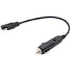 AAOTOKK Cavo Accendisigari SAE, 12V Accendisigari Spina Maschio a SAE 2 Pin Sgancio Rapido Connettore Disconnessione Adattatore Prolunga Cavo Ricarica Con Fusibile e Luce LED(30 cm/12 Pollici)