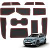 BSTW Compatibile con Nuovo Citroen C3 ë-C3 Aircross 2025 2026 2027 Tappetini Antiscivolo per Citroen C3 Aircross Hybrid Tappetini in Gomma per Console Centrale, Porta Bicchieri, Scanalatura Porta