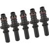 A ABSOPRO Auto Carburante Tubo Tubo Rapido Rilascio 7.89mm ID Maschio Connettore (Set di 5)