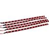 Mintice 5 X Rosso 12V Striscia Luminosa sottoscocca Impermeabile Flessibile 15 LED 30 Centimetri Auto Veicolo Auto griglia