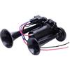Shkalacar Tromba Camion 12V, Doppie trombe da 600 Db Kit clacson Super Rumoroso con compressore Universale per Auto, motocicli, Camion, Treni, Barche