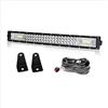 WELLIT 32 pollici Barra luminosa a Led Fuoristrada Auto 12v 24v Tripla Fila 7D 405W con Cablaggio,Faro da Lavoro Led, Fari Faretto Led per Trattore Camion ATV SUV (32 pollici 405w +cablaggio)