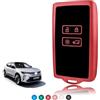 TOOMUME Cover Chiave TPU Lucido, Custodia Chiave Copri Chiave Adatto per Renault Scenic 4 Megane 4 Clio 5 Espace 5 Kadjar Captur Arkana Austral Zoe Dacia Duster Sandero Stepway
