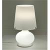 Illuminando CLASSIC LAMPADA DA TAVOLO IN VETRO BIANCO LATTE PICCOLA