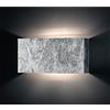 Illuminando LEI LAMPADA DA PARETE IN METALLO DECORATO FOGLIA ORO O FOGLIA ARGENTO