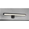 TRIO LIGHTING LINO APPLIQUE DA SPECCHIO FINITURA NERA O CROMO IP44 LED 7,5W LUCE 3000K MODERNA LARGHEZZA CM 40