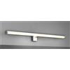 TRIO LIGHTING LINO APPLIQUE DA SPECCHIO FINITURA NERA O CROMO IP44 LED 11,5W LUCE 3000K MODERNA LARGHEZZA CM 60