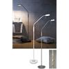 TRIO LIGHTING MONZA PIANTANA CON 2 SNODI FLESSIBILI H145 CM LED 12W SENSORE TOUCH 4 COLORI DIMMERABILE