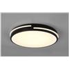 RL TACOMA PLAFONIERA D40 CM LED 24W LUCE 2700-6500K DIMMERABILE NERA O BIANCA CON TELECOMANDO