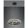 TRIO LIGHTING NURIA SOSPENSIONE LED 60W LUCE 2300-3000-4000K DIMMERABILE DIAMETRO CM 60 2 FINITURE COLORE