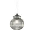 ONDALUCE CICIRIELLO MADAGASCAR SOSPENSIONE SINGOLA VINTAGE IN VETRO SOFFIATO RIGATO D18 CM 5 COLORI