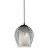ONDALUCE CICIRIELLO BONNIE SOSPENSIONE SINGOLA IN VETRO SOFFIATO TRASPARENTE, FUME, AMBRA O VERDE D20 CM DESIGN MODERNO