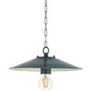 Sovil ANTIQUE SOSPENSIONE IN ALLUMINIO DIAMETRO 35 CM COLORE ANTRACITE INTERNO BIANCO