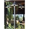 Sovil ANTIQUE PALO PER ESTERNO 3 LUCI IN ALLUMINIO VERNICIATO DI GRIGIO ANTRACITE