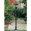 Sovil OLD PALETTO PER ESTERNO ALTEZZA 121 CM IN ALLUMINIO NERO E DIFFUSORI VETRO DI SOVIL
