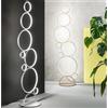 ONDALUCE CICIRIELLO POIS PIANTANA DIMMERABILE GRIGIO O ORO LED 52W 5200LM LUCE 3000K MODERNA LUCE DIFFUSA