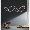 ONDALUCE CICIRIELLO RICE SOSPENSIONE MODERNA 4 ANELLI LED 35W LUCE 3000K DIMMERABILE METALLO ORO