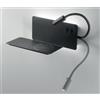 ONDALUCE CICIRIELLO FLAT APPLIQUE LATO DESTRO PORTA USB, CARICATORE WIRELESS,SPOT ORIENTABILE PER CAMERA DA LETTO