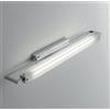 Illuminando FLIP LAMPADA DA PARETE IN METALLO CROMATO CON TUBO LED 8W