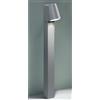ONDALUCE CICIRIELLO OWEN PALETTO DA ESTERNO H60 IP44 IN METALLO SILVER O MARRONE LED 6W LUCE 4000K DESIGN MODERNO