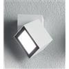 ONDALUCE CICIRIELLO STEVE APPLIQUE DA ESTERNO IP54 ORIENTABILE LED 6W LUCE 4000K BIANCO O MARRONE MODERNA