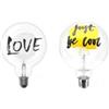 Filotto FUNNY LAMPADINE TATTOO GLOBO LED 4,5W LUCE 2700K DECORATE MADE IN ITALY