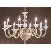 ONDALUCE CICIRIELLO GALA LAMPADARIO IN VETRO IN 6 FINITURE COLORE CON PARTICOLARI IN CRISTALLO CLASSICO