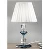 ONDALUCE CICIRIELLO GALA LAMPADA PICCOLA IN VETRO IN 6 FINITURE COLORE CON PARTICOLARI IN CRISTALLO CLASSICA