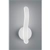 RL PARMA APPLIQUE MODERNA H39 CM FINITURA BIANCA O CROMO LED 11W LUCE 4000K DIMMERABILE