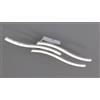 RL ROUTE PLAFONIERA MODERNA LED 15W LUCE 3000K o 4000K CON 3 BACCHETTE METALLO 4 COLORI