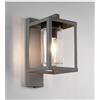 TRIO LIGHTING LUNGA APPLIQUE DA ESTERNO CON SENSORE CREPUSCOLARE IP44 ANTRACITE