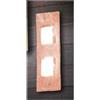 Familamp ASTRO APPLIQUE SOTTILE IN VETRO CON DECORO FOGLIA ORO,RAME O ARGENTO MADE IN ITALY