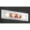 Familamp ABSTRACUS APPLIQUE MAXI 96X25 IN VETRO LAVORATO A MANO 3 DECORAZIONI MADE IN ITALY