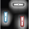 Familamp COOPER APPLIQUE MODERNA 40X20 IN VETRO LAVORATO A MANO 4 COLORI MADE IN ITALY