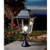 Sovil AMALFI LANTERNA PALETTO PER ESTERNO H62 IN ALLUMINIO NERO DIFFUSORI IN VETRO