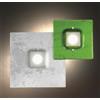Familamp ANDRIUS PLAFONIERA APPLIQUE CM 52X43 IN VETRO DI MURANO 2 LUCI MODERNA MADE IN ITALY