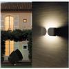 Sovil GAIA APPLIQUE LED 12W SOSTITUIBILE IP54 FINITURA ALLUMINIO