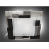 Familamp BROADWAY PLAFONIERA MODERNA CM 45x45 IN VETRO DISPONIBILE IN 4 COLORAZIONI MADE IN ITALY