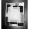 Familamp BROADWAY PLAFONIERA MODERNA CM 35x35 IN VETRO DISPONIBILE IN 4 COLORAZIONI MADE IN ITALY