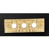 Familamp SAN MARCO APPLIQUE IN VETRO CM 60x20 DECORO FOGLIA ORO,ARGENTO O BIANCO MADE IN ITALY
