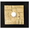 Familamp SAN MARCO APPLIQUE IN VETRO CM 30X30 CON DECORO FOGLIA ORO,ARGENTO O BIANCO MADE IN ITALY