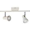 Illuminando TORCIA 2 APPLIQUE PLAFONIERA BIANCO O MOKA DIREZIONABILE DI ILLUMINANDO LAMPADINE LED INCLUSE