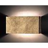 Illuminando LEI P LAMPADA DA PARETE IN METALLO DECORATO FOGLIA ORO O FOGLIA ARGENTO LED 20W LUCE 3000K O 4000K