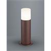 TRIO LIGHTING HOOSIC PALETTO CILINDRICO DA ESTERNI IP44 COLORE RUGGINE ATTACCO E27 DESIGN MODERNO