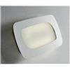 Illuminando STONE APPLIQUE PICCOLO METALLO BIANCO LAMPADINE ATTACCO GX53 MODERNO