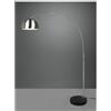 TRIO LIGHTING ARGENTINA PIANTANA AD ARCO DESIGN MODERNO METALLO FINITURA NICHEL O OTTONE CON BASE IN MARMO